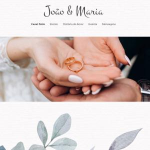 Convite em formato em site